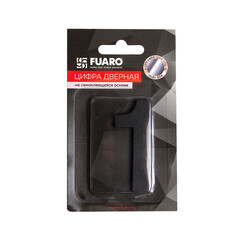 Цифра самоклеящаяся 1 Fuaro SS304 50х30 мм черная - фото 2