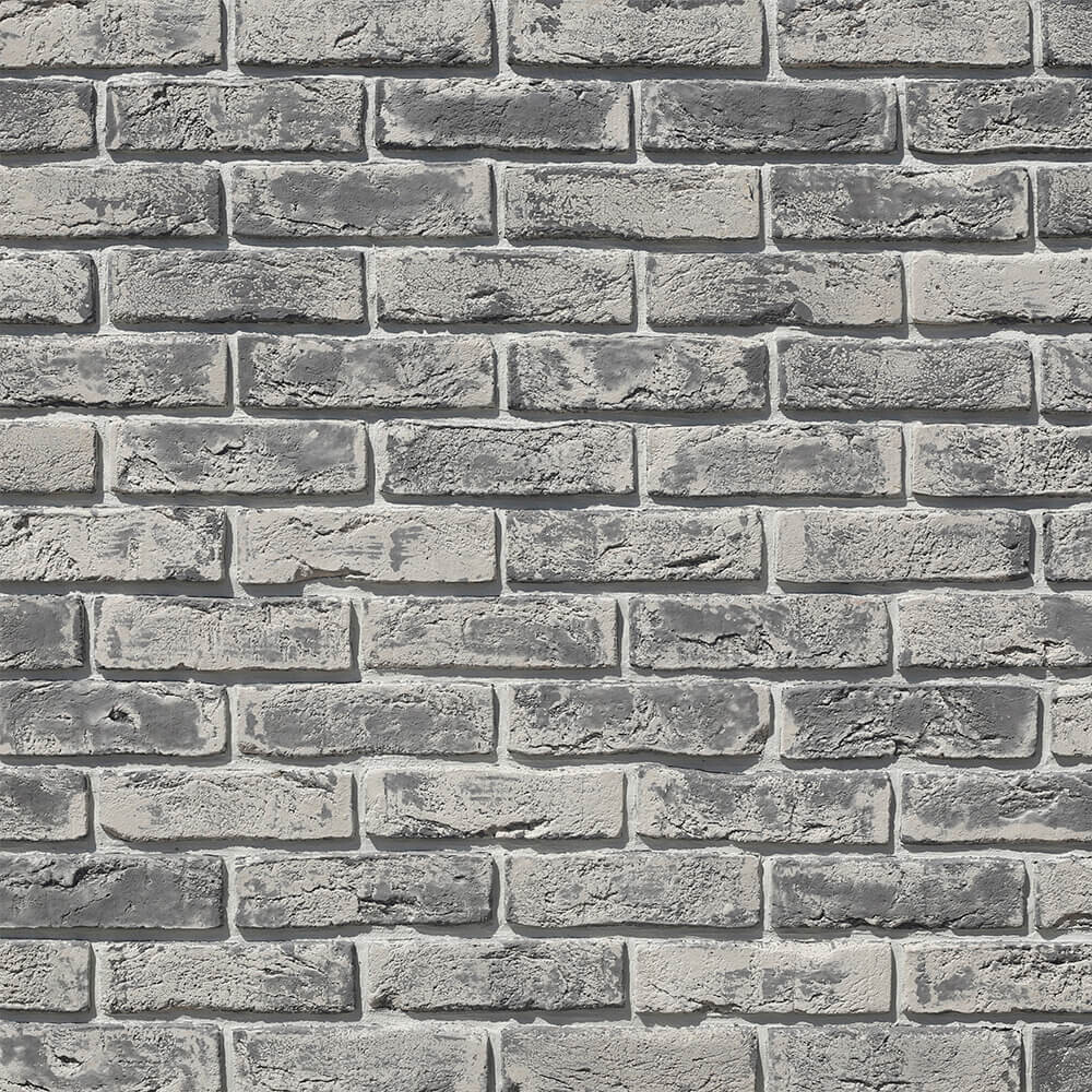 Искусственный камень White Hills Лондон Брик серый (60 шт.=1,16 кв.м)