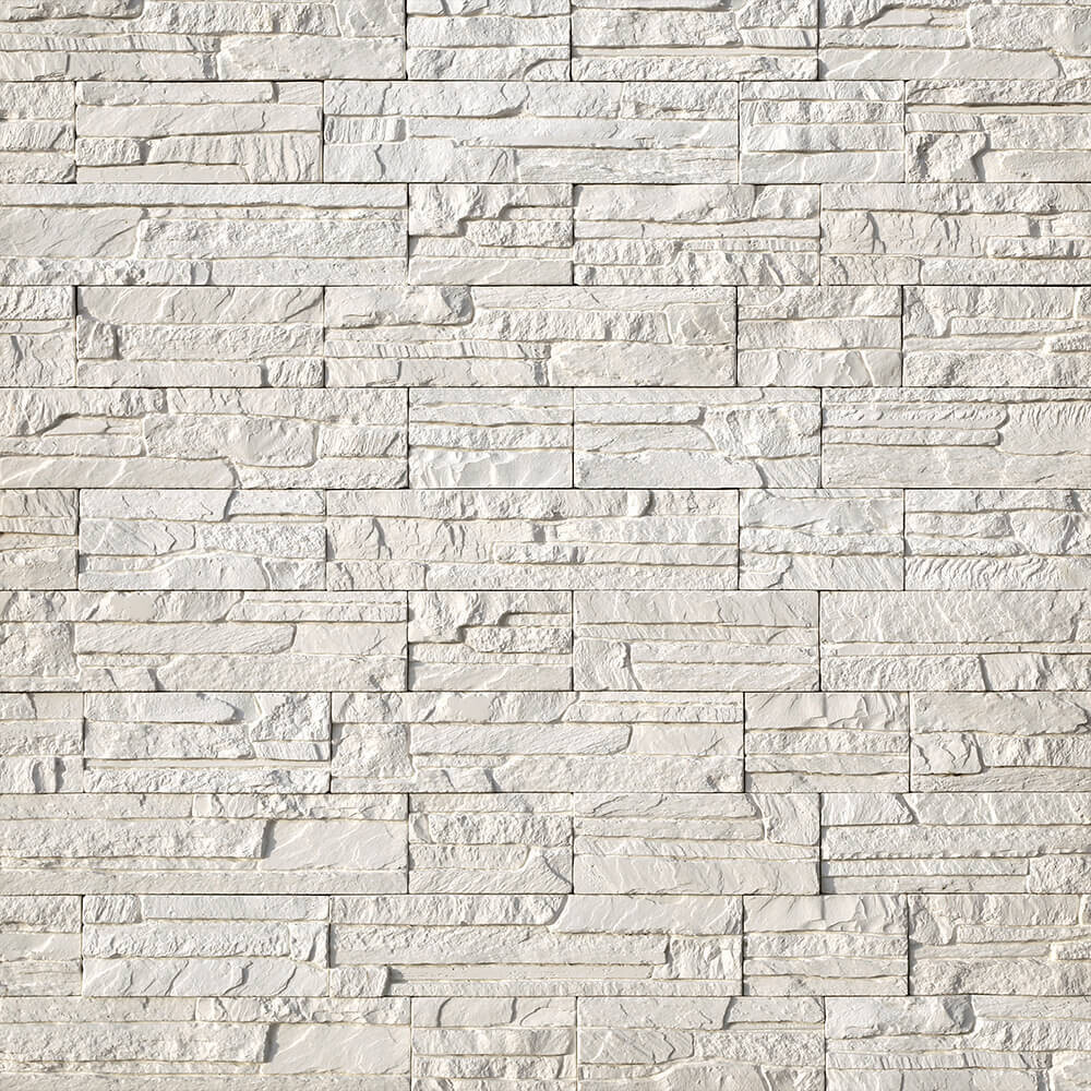 Искусственный камень White Hills Хайлэнд белый (18 шт.=0,43 кв.м.)