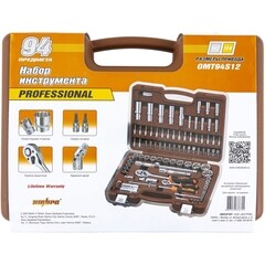 Набор инструментов универсальный Ombra (OMT94S12) (94 шт.) - фото 5