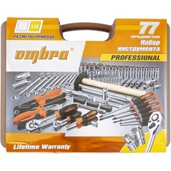 Набор инструментов универсальный Ombra (OMT77S) (77 шт.) - фото 3