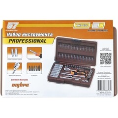 Набор инструментов универсальный Ombra (OMT57S) (57 шт.) - фото 5