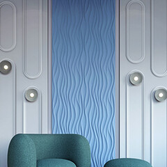 Панель декоративная из экополимера 500х500х15 мм Bello Deco Polymer СП 13 белая 0,25 кв.м - фото 3