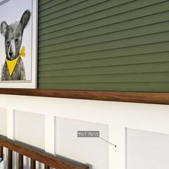 Молдинг из экополимера ударопрочный 70х15х2000 мм под покраску Bello Deco XPS M 17 белый - фото 2