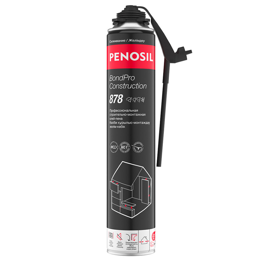 

Клей-пена универсальная профессиональная Penosil SpeedFix Montage/BondPro Construction 878 750 мл, Бежевый