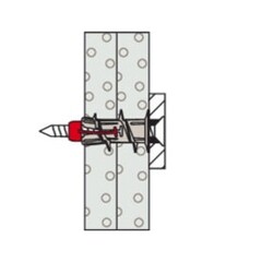 Дюбель для листовых материалов Fischer DuoBlade 15x44 мм нейлон с шурупом (4 шт.) - фото 8