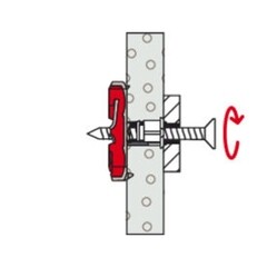 Дюбель для листовых материалов Fischer DuoTec 10x40 мм нейлон (20 шт.) - фото 12
