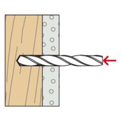 Дюбель для листовых материалов Fischer DuoTec 10x40 мм нейлон (20 шт.) - фото 9