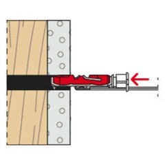 Дюбель для листовых материалов Fischer DuoTec 10x40 мм нейлон (20 шт.) - фото 10