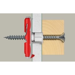 Дюбель для листовых материалов Fischer DuoTec 10x40 мм нейлон (20 шт.) - фото 2