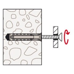 Дюбель распорный Fischer SX PLUS 14x70 мм нейлон (20 шт.) - фото 10