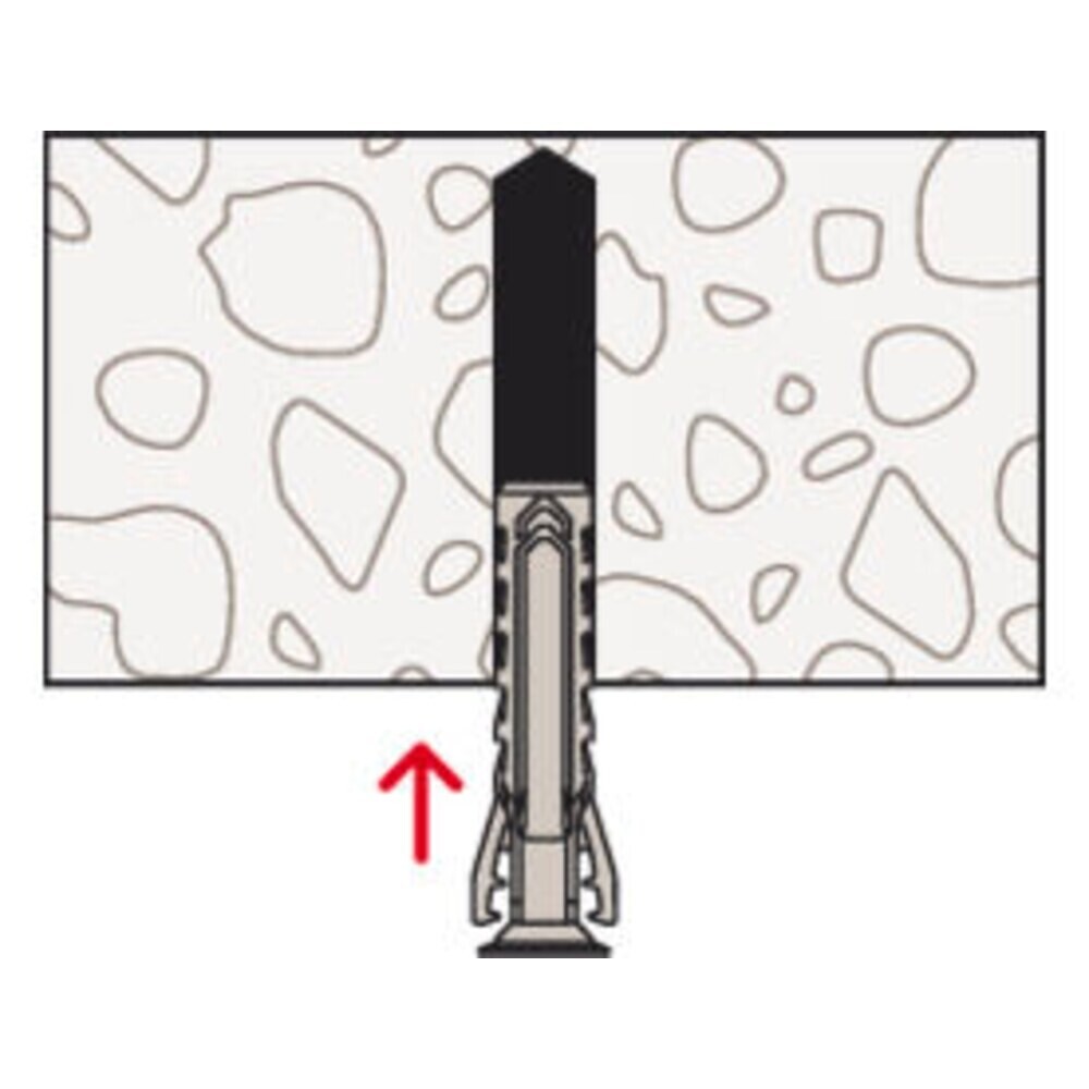 

Дюбель распорный Fischer SX PLUS 12x60 мм нейлон (25 шт.)
