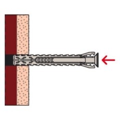 Дюбель распорный Fischer SX PLUS 5x25 мм нейлон (25 шт.) - фото 9