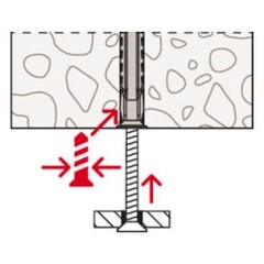 Дюбель распорный Fischer SX PLUS 5x25 мм нейлон (25 шт.) - фото 13