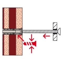 Дюбель распорный Fischer SX PLUS 5x25 мм нейлон (25 шт.) - фото 10