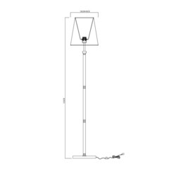 Торшер Arte Lamp E27 60 Вт хром IP20 (A4098PN-1CC) - фото 2