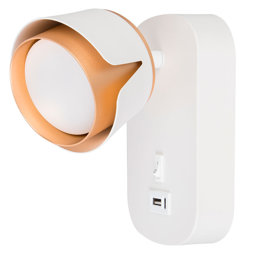 

Спот настенный Arte Lamp Amaks GX53 12 Вт 1 кв.м белый IP20 (A8026AP-1WH)