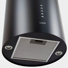 Кухонная вытяжка островная Lauf Maia 350 Island Black 35 см черная - фото 4