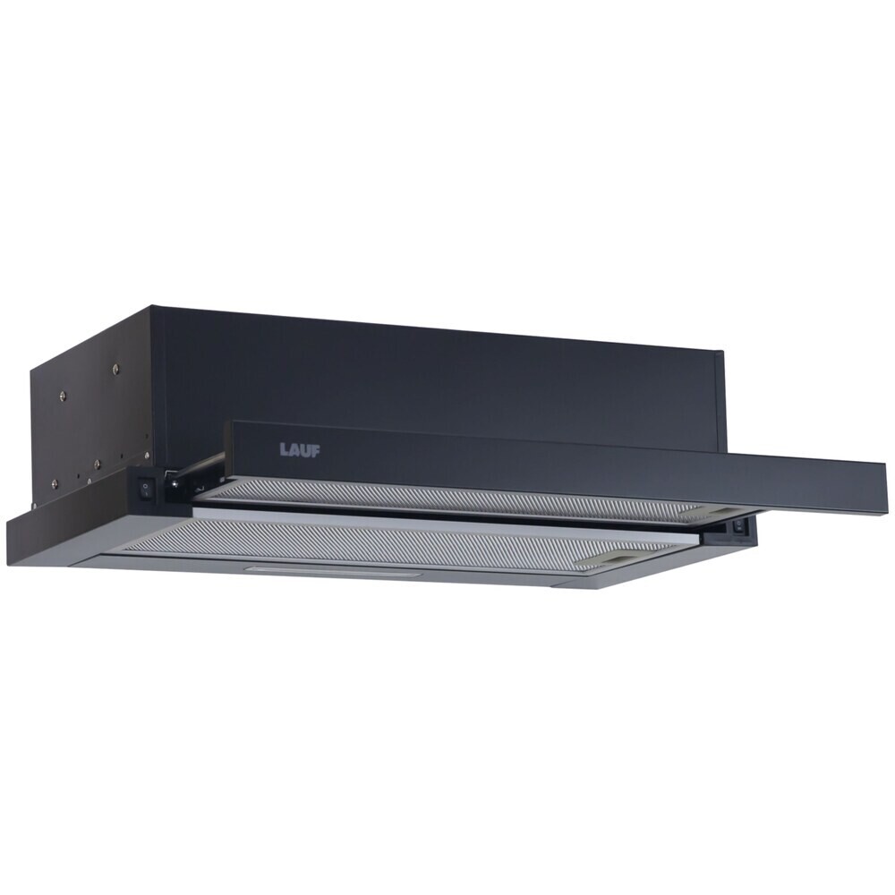 

Кухонная вытяжка встраиваемая Lauf Luna 600 Black 60 см черная (6122), Черный