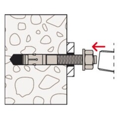 Анкер клиновой Fischer FBN II для бетона 12х124/45 мм (20 шт.) - фото 7