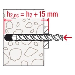 Анкер клиновой Fischer FAZ II Plus для бетона 12х150/70 мм (20 шт.) - фото 11