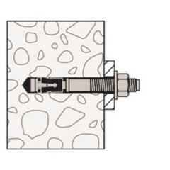 Анкер клиновой Fischer FAZ II Plus для бетона 12х150/70 мм (20 шт.) - фото 9