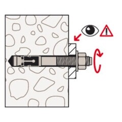 Анкер клиновой Fischer FAZ II Plus для бетона 12х150/70 мм (20 шт.) - фото 8