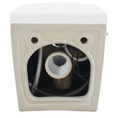 Унитаз подвесной Abber Bequem безободковый белый с сиденьем дюропласт микролифт с импульсным смывом (AC1108P) - фото 6