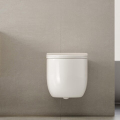 Унитаз подвесной Abber Bequem безободковый белый с сиденьем дюропласт микролифт смыв торнадо (AC1104TN) - фото 3