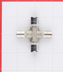 Крестовина VALTEC (VTm.241.N.202020) 20(пресс) х 20(пресс) х 20(пресс) х 20(пресс) - фото 4