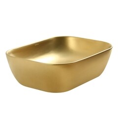 Раковина Abber Rechteck 46 см накладная золото матовое (AC2200MMG) - фото 6