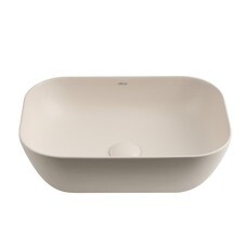 Раковина Abber Rechteck 46 см накладная светло-бежевая (AC2200MBE)