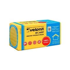 Утеплитель Vetonit Мастер Теплых Крыш 50х600х1000 мм 4,8 кв.м