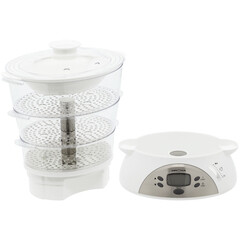 Пароварка электрическая Krona Dampfgarer 900W 900 Вт 12 л - фото 6