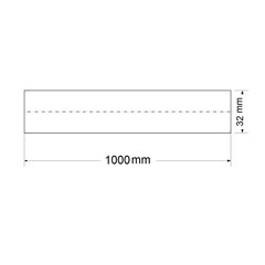 Соединение для сифона Imperial d32 мм 100 см хром (801.04) - фото 2