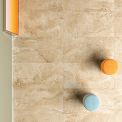 Керамогранит Coliseum Gres Аурелия темно-бежевый 1195х596х9 мм (2 шт.=1,44 кв.м) - фото 2