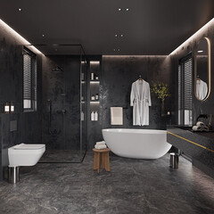 Керамогранит NT Ceramic черный 1200х600х8,5 мм (2 шт.=1,44 кв. м) - фото 2