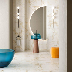 Керамогранит Coliseum Gres Canova white 596х596х9 мм (3 шт.=1,08 кв.м) - фото 2