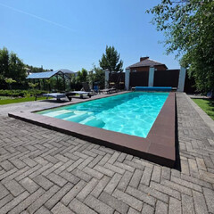 Клинкерная ступень Markaстрой Natural угловая шоколад 330х330х14 мм - фото 2