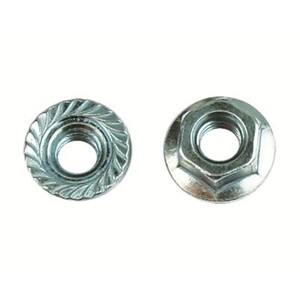 Гайка DKC М6 с насечкой DIN6923 (200 шт.) (CM100600INOX)