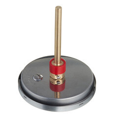 Термометр аксиальный Росма 1/2 НР(ш) d100 мм шток 100х6 мм 120°С (2539) - фото 3