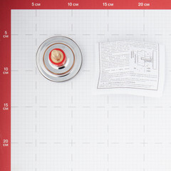 Термометр аксиальный Росма 1/2 НР(ш) d63 мм шток 46х6 мм 120°С (2409) - фото 6