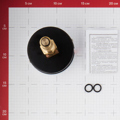 Термоманометр Росма ТМТБ-31Т.1 аксиальный 1/2 НР(ш) 10 бар d80 мм (2292) - фото 7