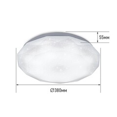 Светильник светодиодный IN HOME Deco 6500К 48 Вт 13 кв.м белый IP40 (4690612038681) - фото 2