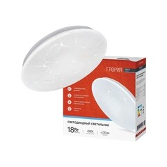 Светильник светодиодный накладной IN HOME Deco Глория 6500К 18 Вт IP40 белый - фото 4