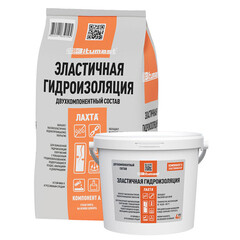 Гидроизоляция цементно-полимерная Bitumast эластичная 12 кг+4 л - фото 1