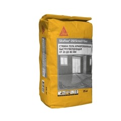 Изображение товара Ровнитель (стяжка пола) первичный Sikafloor-258 Screed Fiber быстротвердеющий армированный 25 кг
