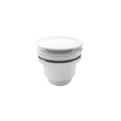 Донный клапан McAlpine клик-клак 1 1/4 с переливом белый (BCWP60-MWH) - фото 1