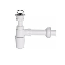 Сифон для раковины McAlpine 1 1/4х32 мм с выпуском d70 мм с соединением 32 мм белый (MRW1)