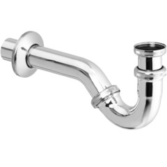 Сифон для раковины и биде Viega 1 1/4х32 мм без выпуска с соединением 32 мм хром (103781) - фото 1